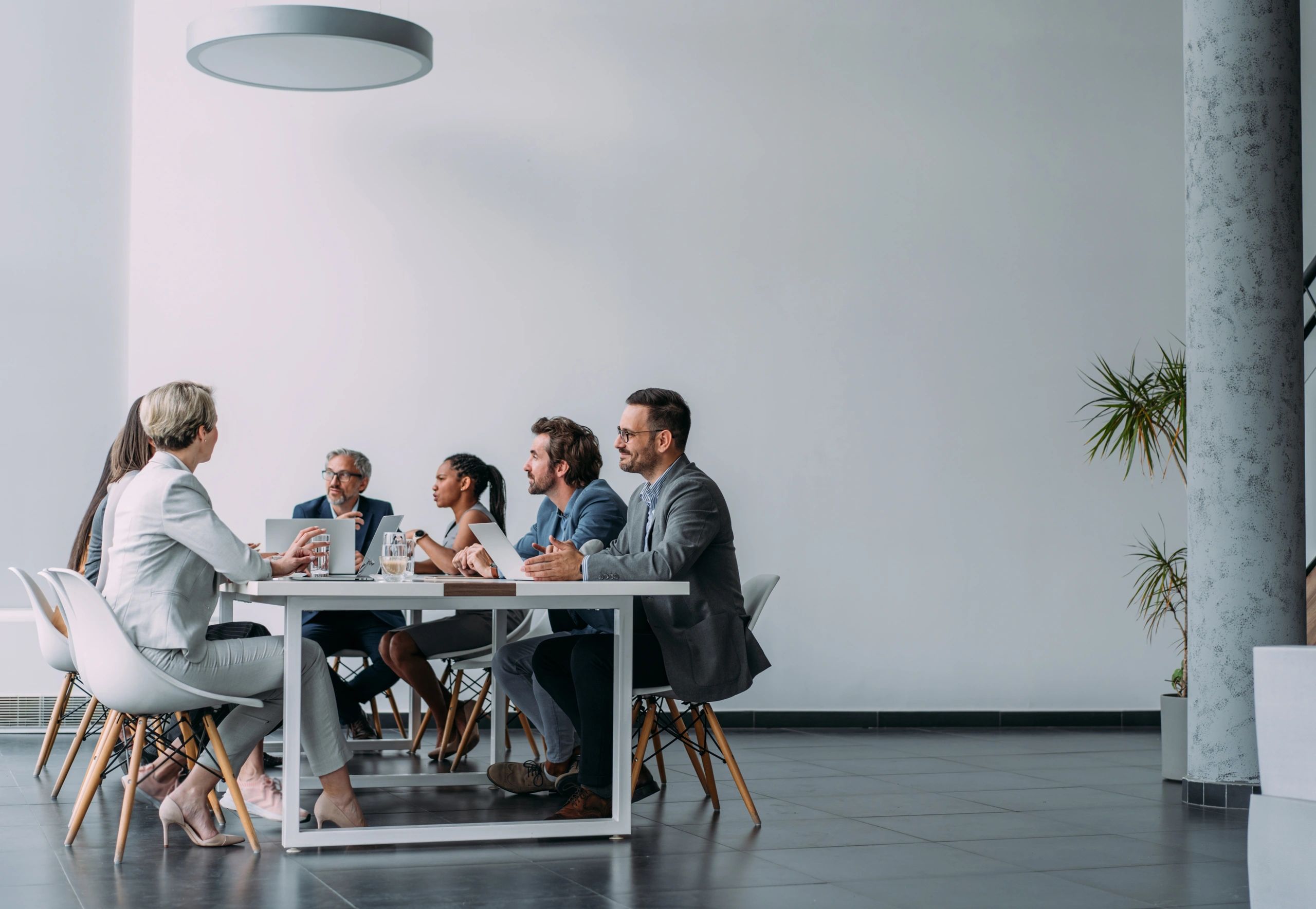 Business team meeting in office